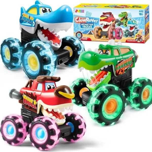 JOYIN 3 Pack Monster Truck Toys