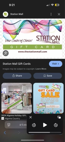 station mall gift card