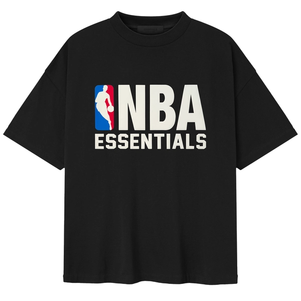 Unisex Fear of God x NBA Heather Black 90s T-Shirt