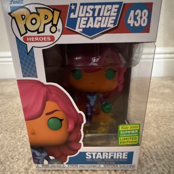 Funko Pop! Vinyl Justice League Starfire #438 Summer Convention Exclusive