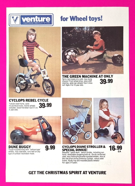 1970s Cyclops Children's Toys Original Venture  Magazine Paper Print Ad