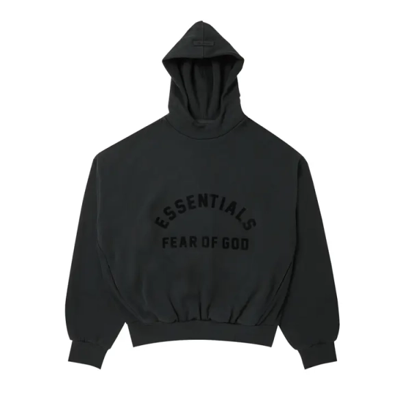 Buy Fear of God Essentials Hoodie 'Jet Black' - 192SP232050F | GOAT