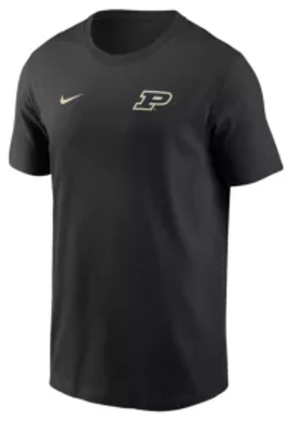Nike Men's Purdue Boilermakers Black Legend Logo T-Shirt