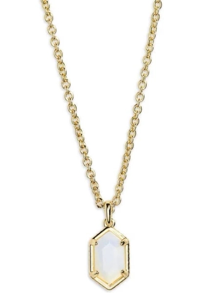 Kendra Scott Hallie Gold Short Pendant Necklace