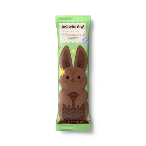 Spring Easter Milk Chocolate Bunny Candy - 2oz - Favorite Day™