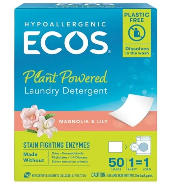 Earth Friendly Products Magnolia & Lily Laundry Detergent Sheets