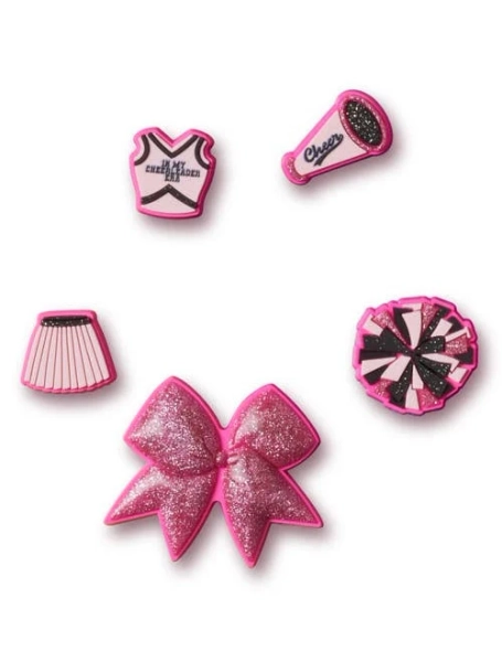 Crocs Girl's Cheerleading Jibbitz 5-Pack Shoe Charms