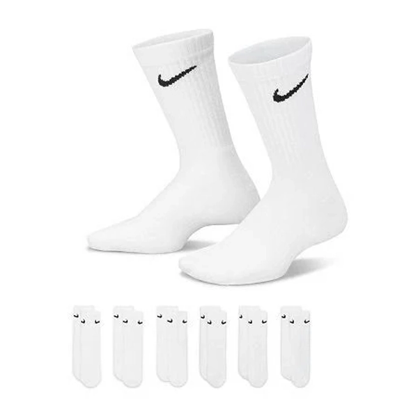 Kids' Nike 6-Pack Dri-FIT Performance Crew Socks
