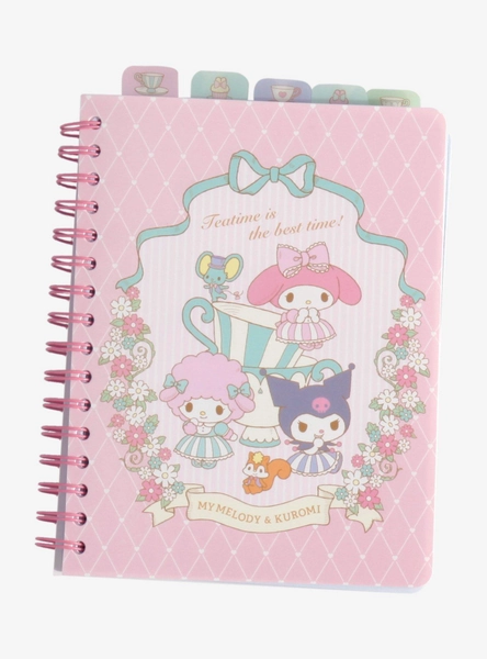 My Melody Kuromi My Sweet Piano Tea Party Tab Journal Hot Topic Exclusive