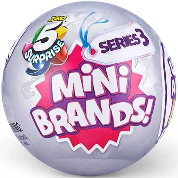 5 Surprise Mini Brands! Series 3 (Mystery Pack)