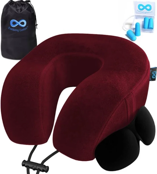 Everlasting Comfort Airplane Travel Pillow