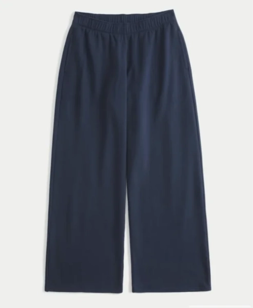 Wide-Leg Sweatpants