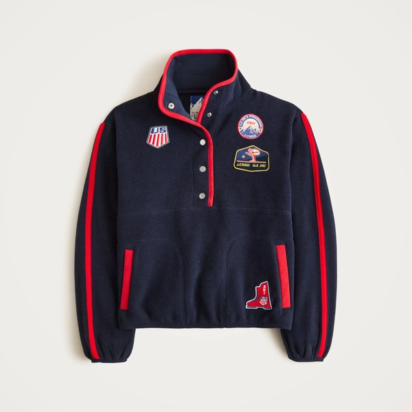 U.S. Ski &amp; Snowboard by J.Crew warm-up fleece pullover