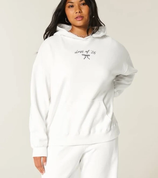 Hollister Women's Oversized Class of '26 Graphic Hoodie