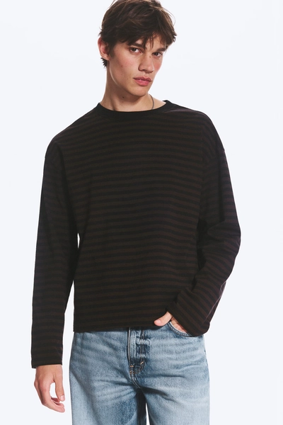 Loose Boxy Long-Sleeved T-shirt