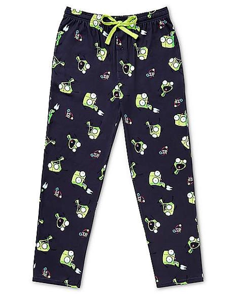 Black GIR Lounge Pants - Invader Zim