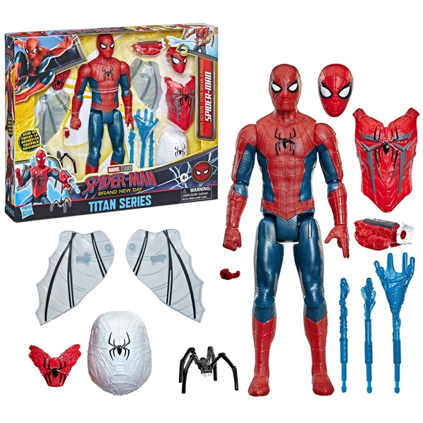 Marvel Spider-Man Brand New Day Titan Series Ultimate Web Gear Action Figure, 11.5 Inches - Walmart.com