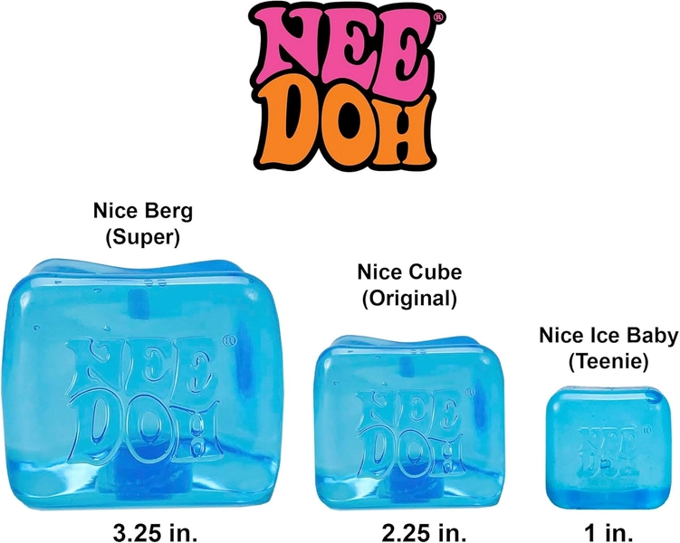 Nee-Doh Nice Cube – Soft Stress Relief Toy for All Ages