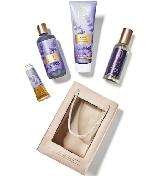Bath & Body Works Lavender Vanilla Gift Set