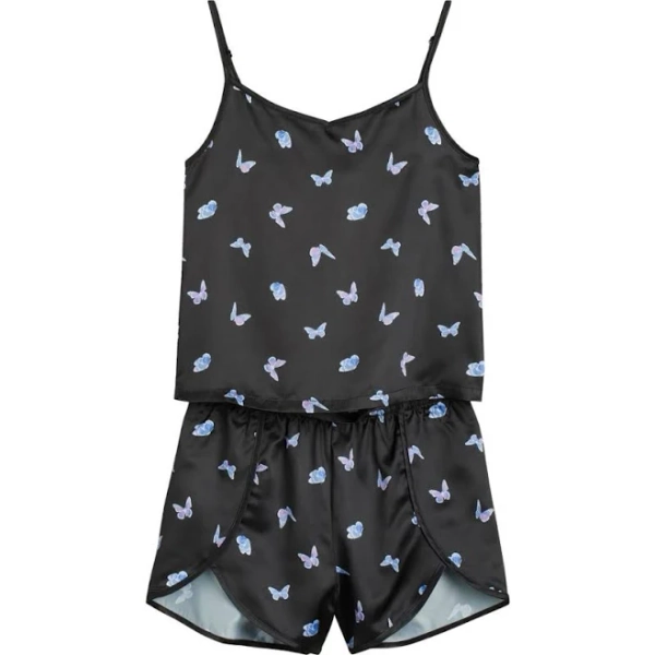 Nordstrom Kids' Butterflies Satin Pajamas