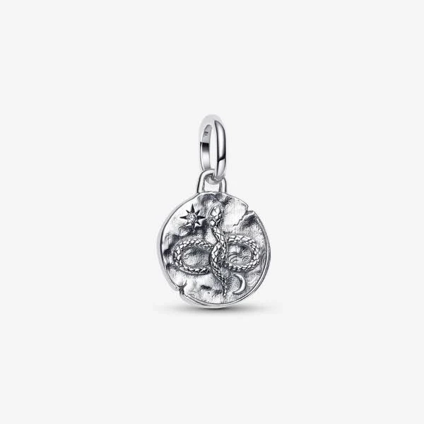Pandora Sterling Silver Infinity Snake Medallion Charm