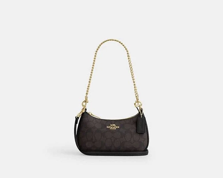 Coach Teri Mini Crossbody Bag In Signature Canvas Women's