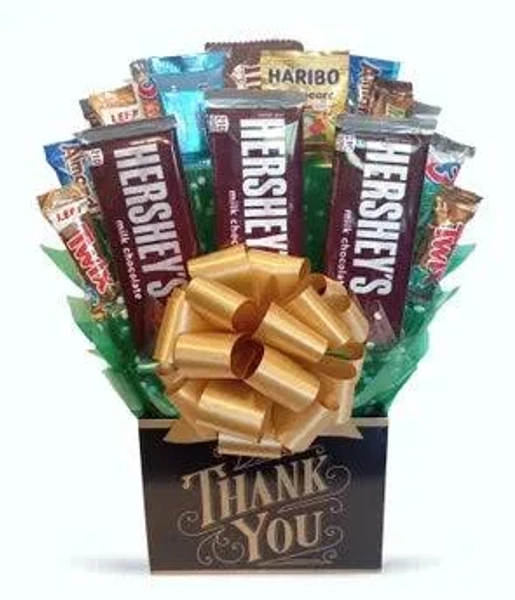 Candy Gift Baskets | Thank You Candy Gift Box | Gift Baskets | Next Day Delivery