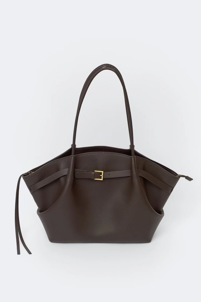 Large fold detail bag