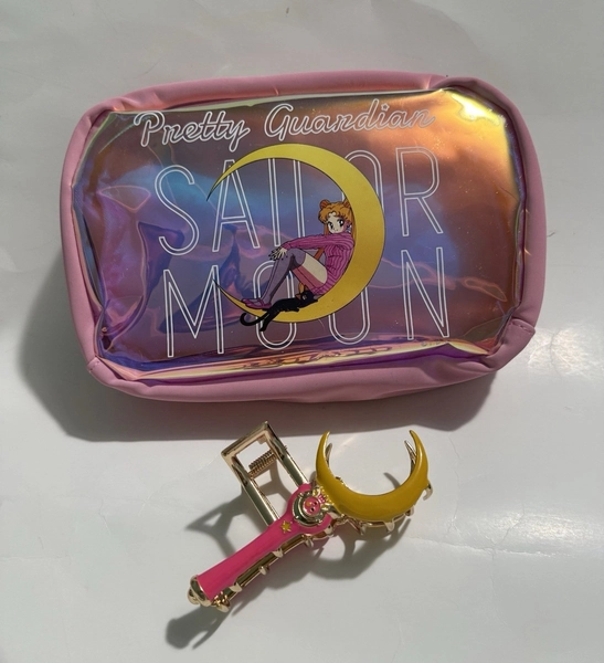 Sailor Moon Pretty Guardian Stationary Bag And Hair Clip