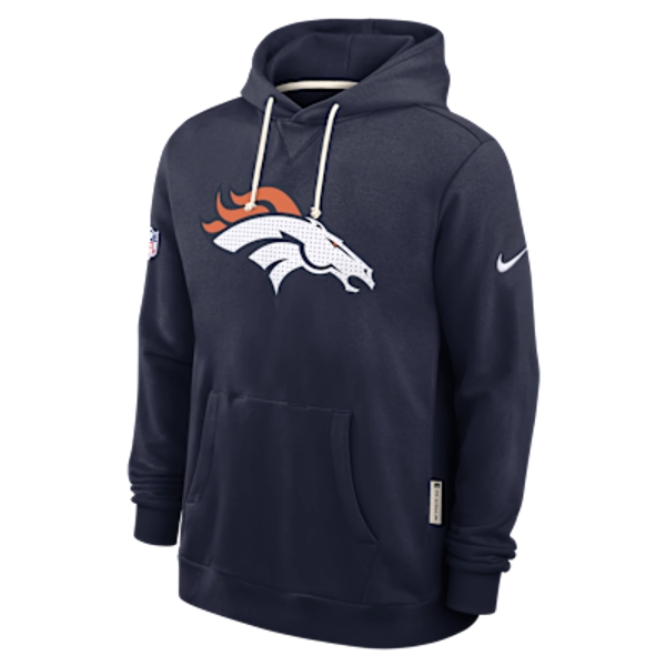 Denver Broncos Initial Home Sideline Men's Nike Dri-FIT NFL Pullover Hoodie