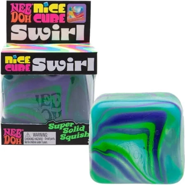Schylling NeeDoh Nice Cube Swirl Sensory Toy