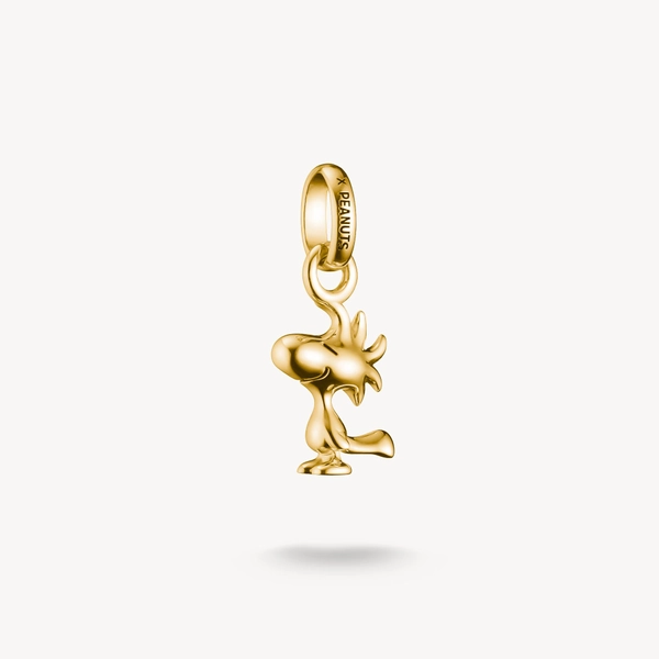 Pendentif Charm Woodstock Connect PEANUTS Plaqué or 18 carats