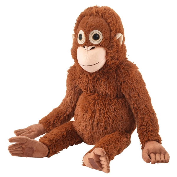 DJUNGELSKOG soft toy, orangutan  - IKEA
