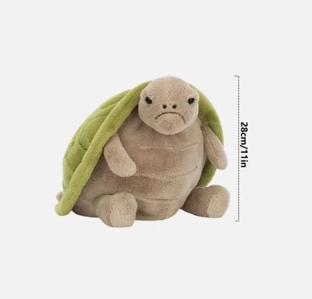 Jellycat Timmy Turtle Stuffed Animal: 11" Ultra-soft Christmas Gifts