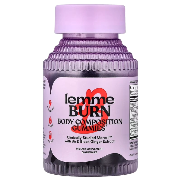 Burn Gummies, Berry, 60 Gummies