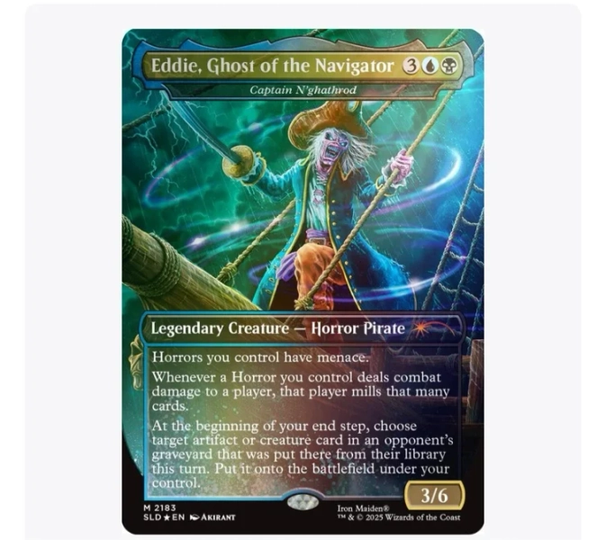 Eddie, Ghost of the Navigator - Captain N'ghathrod (Rainbow Foil)