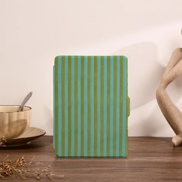 Retro Stripes Kindle Paperwhite Case 2024 Kindle Cover Kobo Libra Case Kindle Colorsoft Case Minimalist Kobo Clara Case, Auto Sleep/Wake