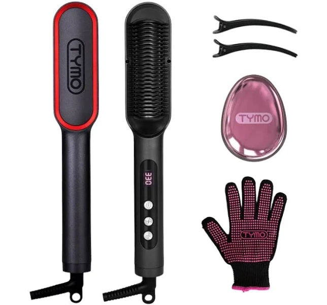 TYMO Beauty Ring Plus Ionic Hair Straightening Comb