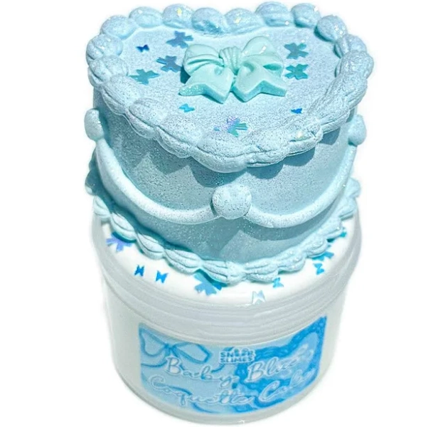 Baby Blue Coquette Cake Slime | Snoopslimes