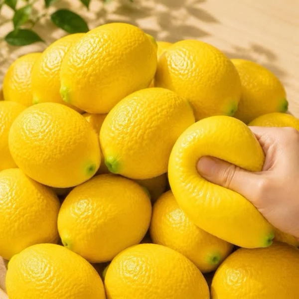 Color Changing Crunchy Squishy, Lemon Lime Squeeze Ball,ASMR Sensory Anxiety Squeeze Gift
