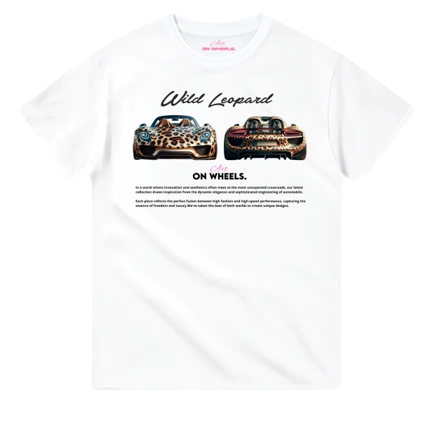 Wild Leopard Tee - White / XS