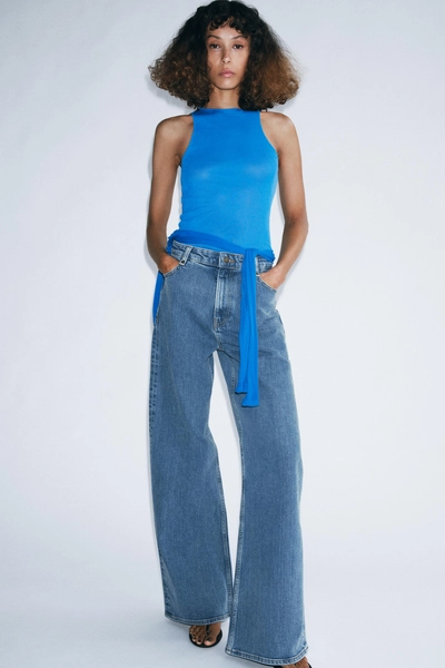 JEANS ZW COLLECTION WIDE LEG TIRO ALTO