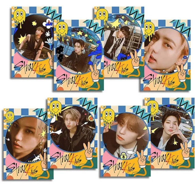 Stray Kids / Printable Photocards Set / Digital Download / Kpop Gift / A4 JPEG / Print n Cut /Print at home /A4 Posters / Print Poster