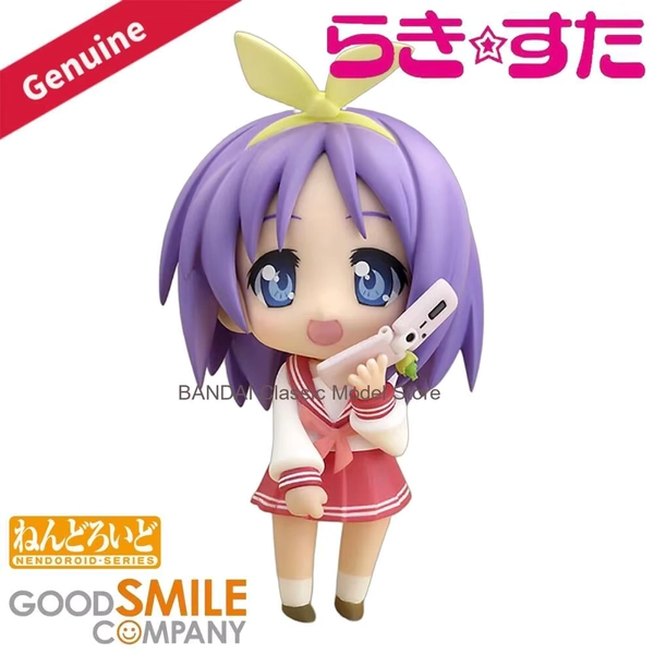 Original Genuine Good Smile Company Action Dolls Nendoroid  Lucky Star Hiiragi Tsukasa Standard Ver. Figure Collection