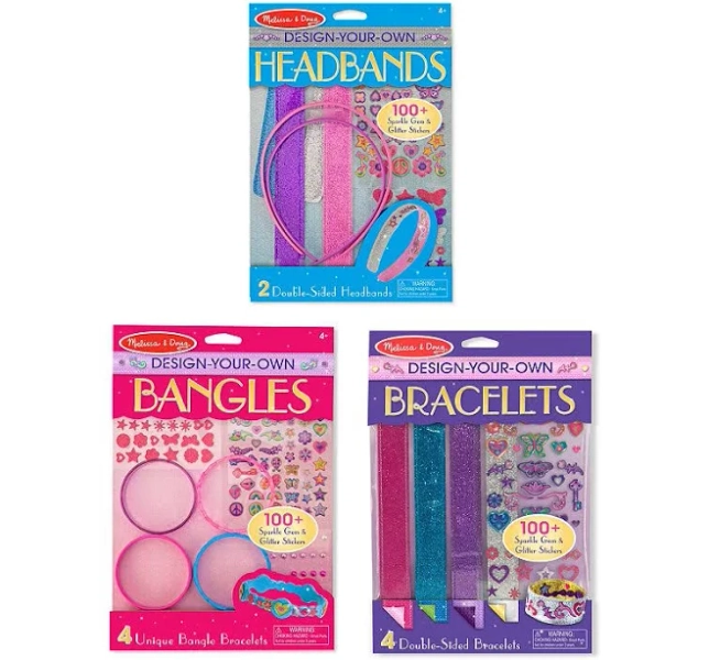 Melissa & Doug Design-your-Own Accessories Bundle