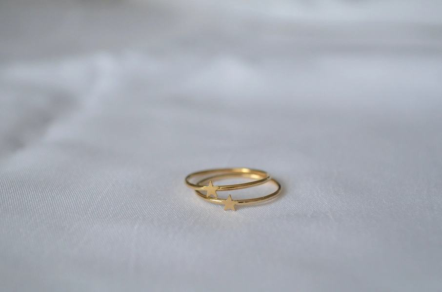 14k Gold Filled Star Ring, Gold Ring, Stacking Ring, Dainty Ring, Minimalist Ring