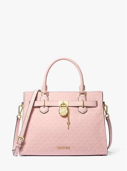 Hamilton Medium Signature Logo Satchel