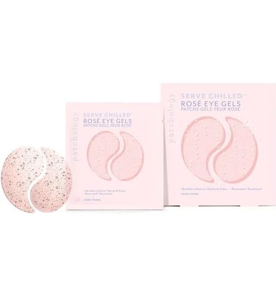 Patchology Serve Chilled Rosé Eye Gel Patches 5 Pack