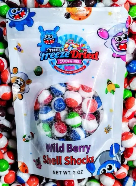 Freeze Dried Shell Shocks Sour Wild Berry