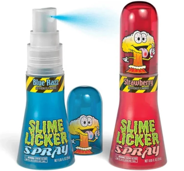 Toxic Waste Slime Licker Spray Blue Raspberry